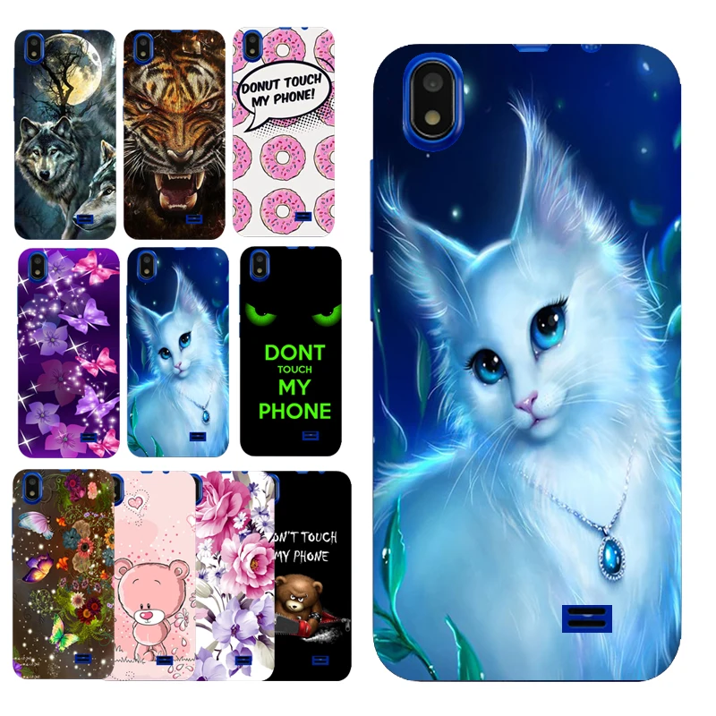 

Charming Pretty Beautiful Cats Print Case for Prestigio Wize Q3 PSP3471DUO TPU Cover Shell Bag Housing