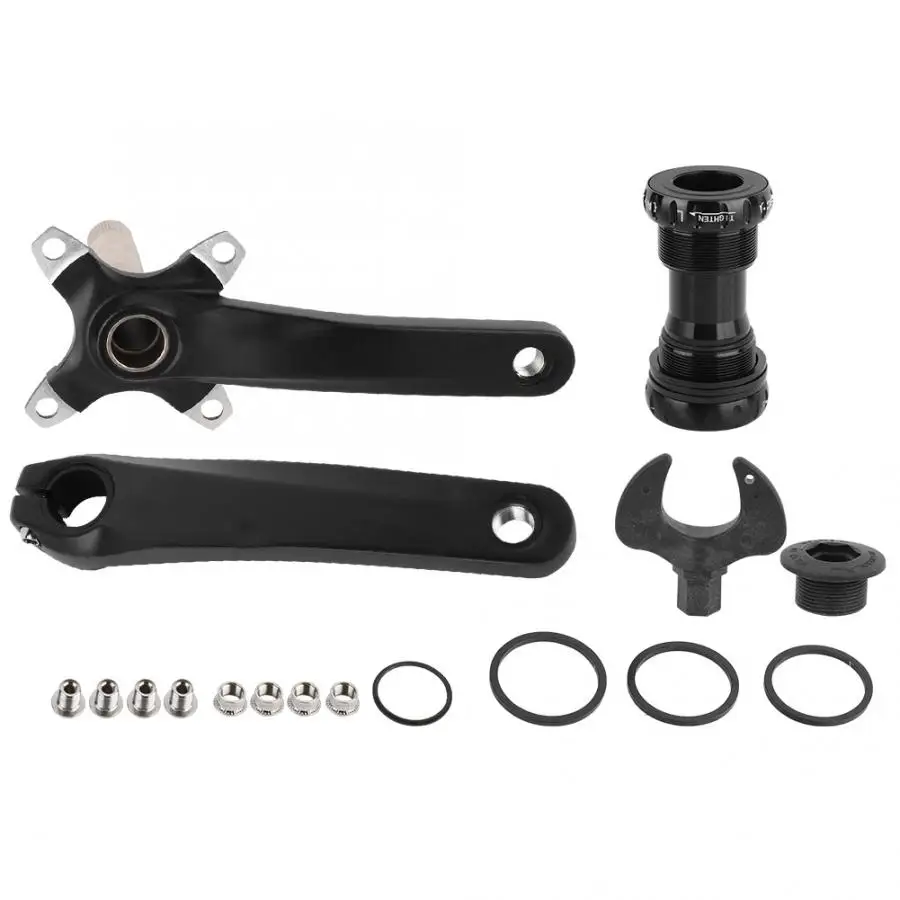 

Bicycle Crank Set Mountain Bike Integrated Hollow Crank Left And Right Set Bottom Bracket Chainwheel Kit Bicycle parts