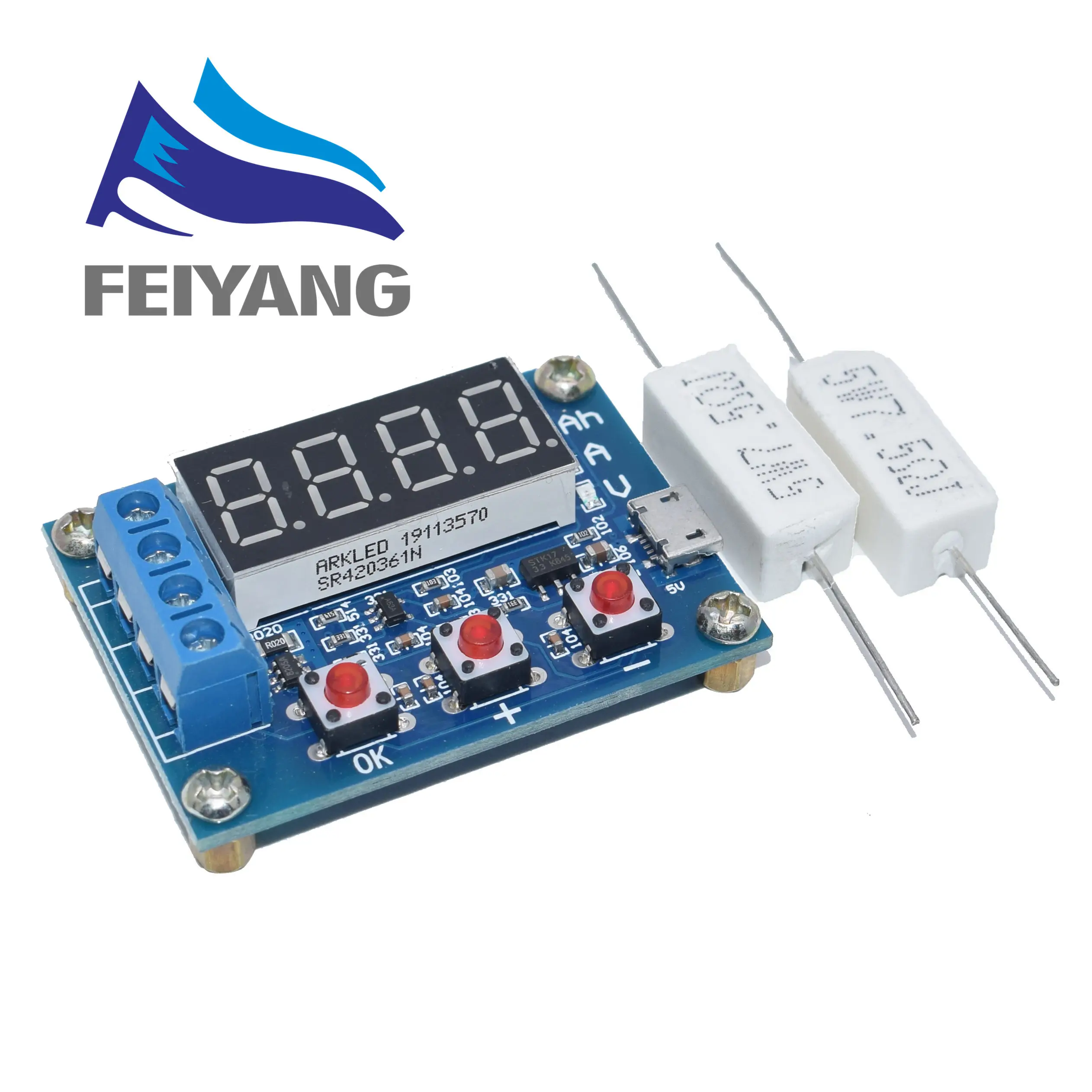 

ZB2L3 Li-ion Lithium Lead-acid Battery Capacity Meter Discharge Tester Analyzer