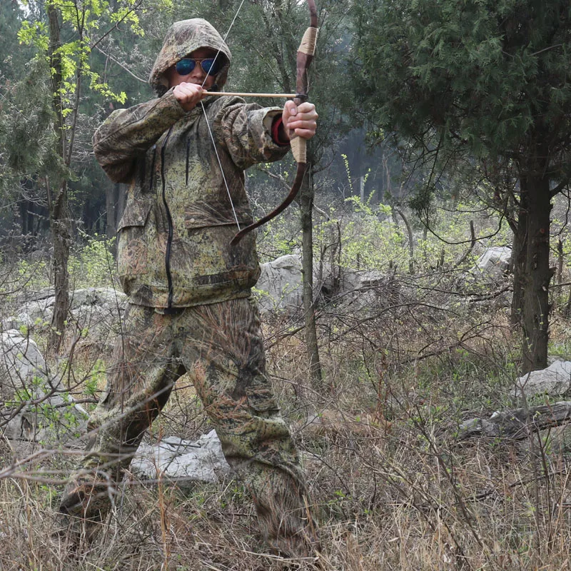  3D Camuflaje Hoja Ropa Caza Camo Yowie Francotirador Tiro con  Arco Ghillie Traje Conjunto : Deportes y Actividades al Aire Libre