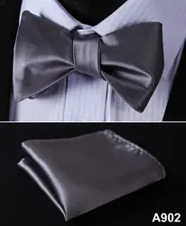 BL21 100% шелк жаккард Тканые Для мужчин галстук-бабочка Свадебные Бабочка Самостоятельная галстук-бабочка карман квадратный платок с бантом