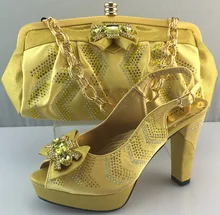Neue Design Hochzeit Schuhe Und Tasche Set Mit Strass Mode Frau Pumpt Schuhe Und Zusammenpassender Beutel Für Partei Gesetzt ME3308