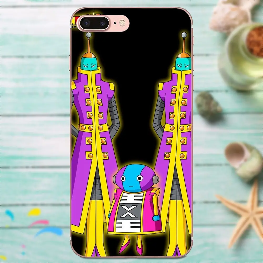Японский аниме Dragon Ball Super Zeno Sama Мягкий защитный чехол из кожи для Apple iPhone 4 4S 5 5C 5S SE 6