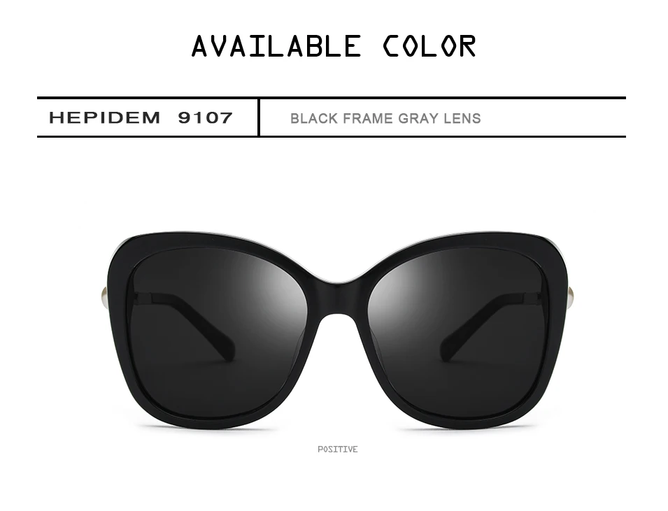 Ацетатные Поляризованные Солнцезащитные очки женские брендовые дизайнерские солнцезащитные очки «кошачий глаз» роскошные сексуальные кошачьи жемчужины большого размера зеркальные солнцезащитные очки для женщин 9107