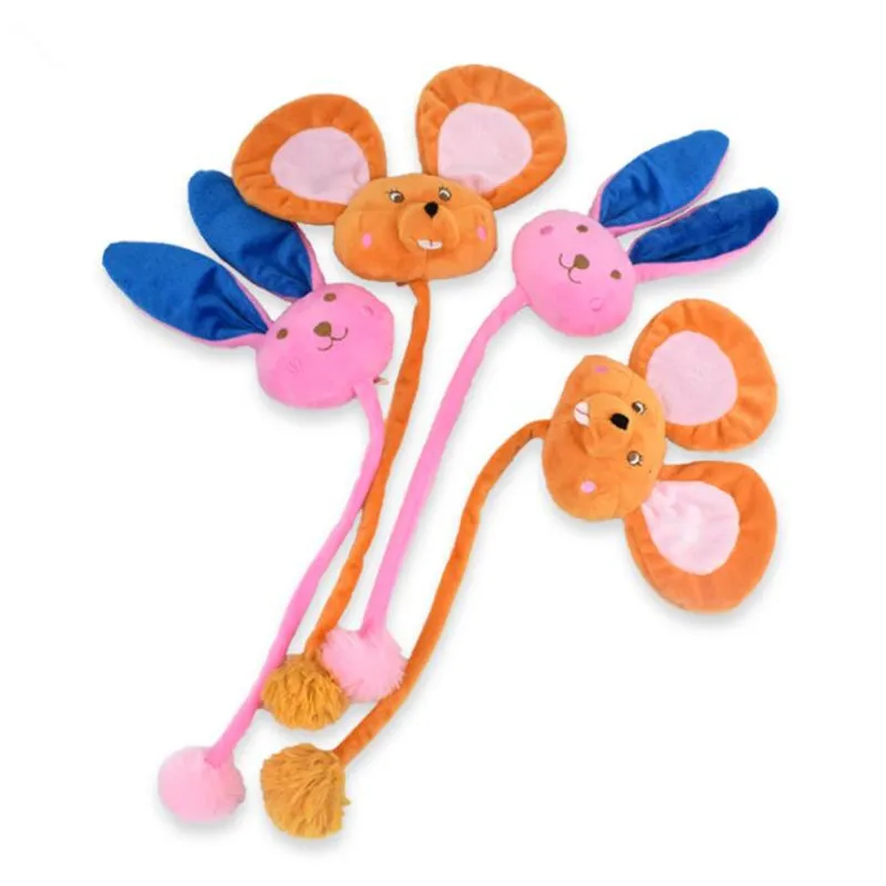 

2 pcs Soft Cat Toys Catnip Toy Colorful Funny Playing False Mouse Toy For Cats Kitten dogs Pet Products