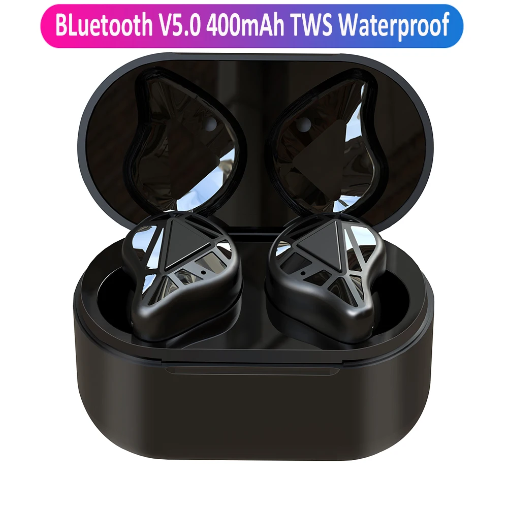 

Mini TWS Wireless Earphones Bluetooth Headphones Stereo Earbuds Sports Headset Waterproof with 400mAh Power Bank Charging Box