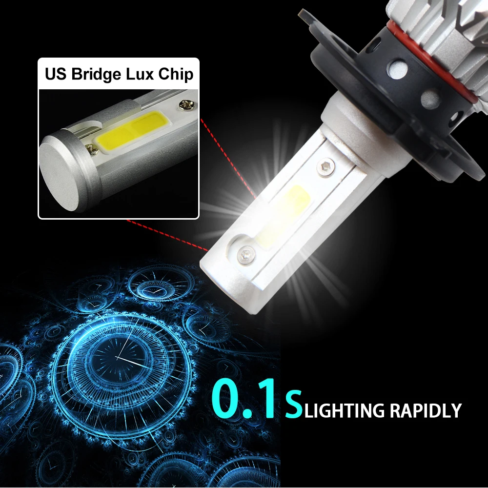 CO LIGHT 30 Вт H4 светодиодная лампа для фар H7 Led 60 Автомобильная фара 12 В 24