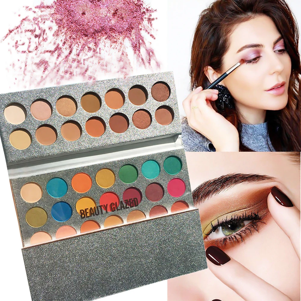 Палетка матовых нюдовых теней для век Beauty Glazed wonderful Me Очаровательная палитра