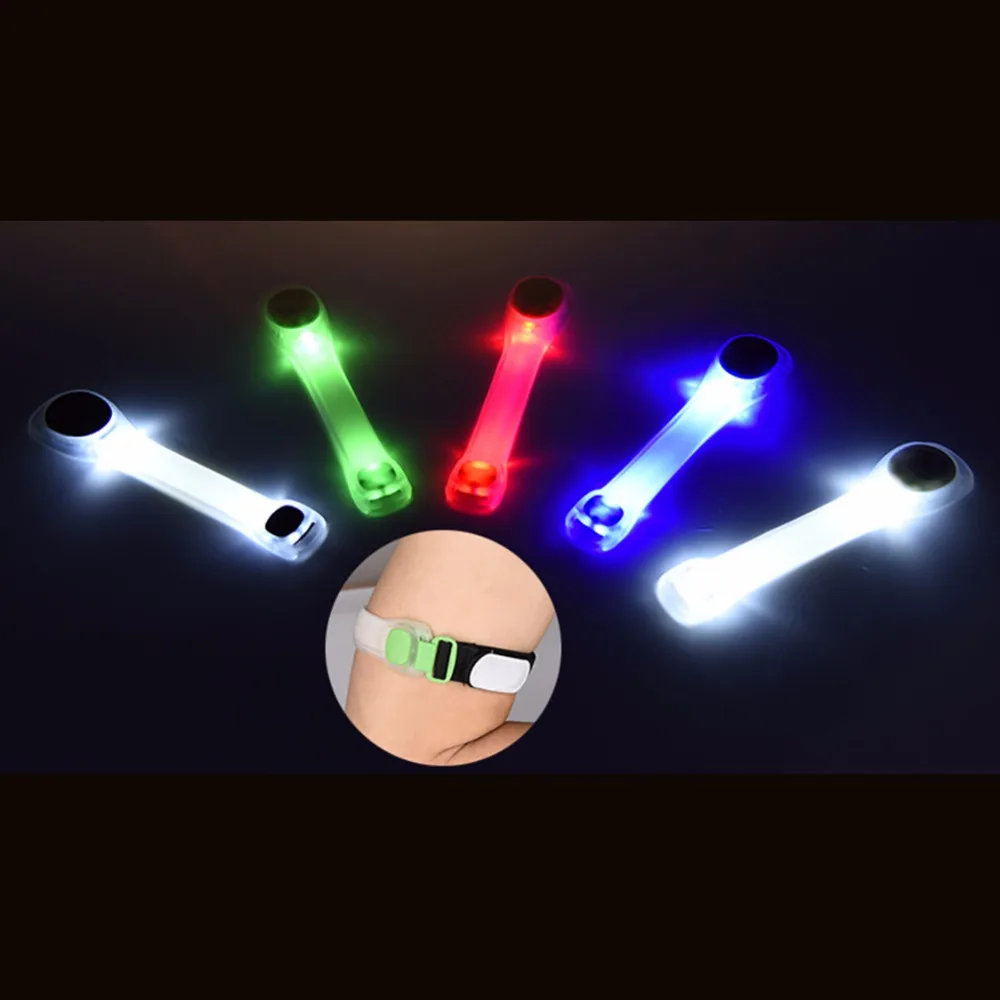 Perfect 1Pc Reflective Safety Run LED Light Lamp Portable Belt Arm Strap Night Running Cycling LED Armband Light 2019 1
