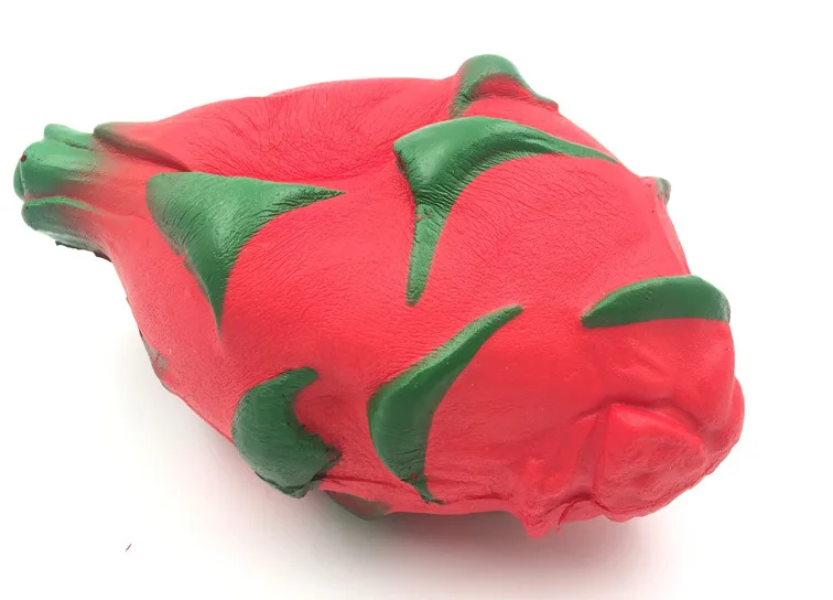 Горячая Распродажа kawaii pitaya мягкими супер замедлить рост Jumbo моделирование фрукты слизь игрушки для детей подарок