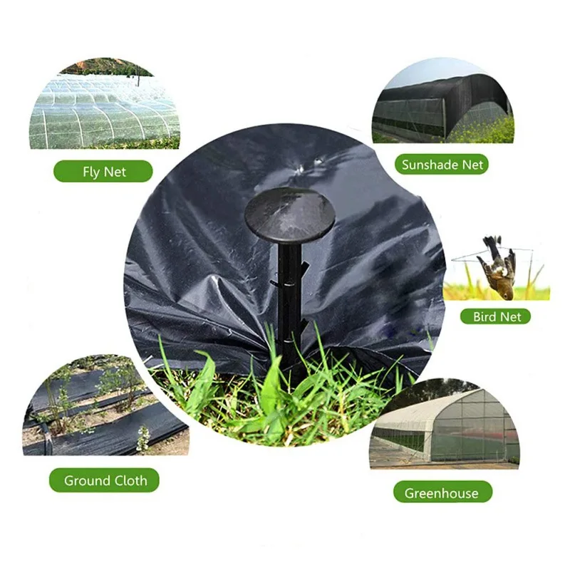 50 шт Пластиковые каркасные анкеры для сада крепкие пластиковые Ландшафтные фиксированные шипы для сада противомоскитные сетки перед газоном окантовка палатки