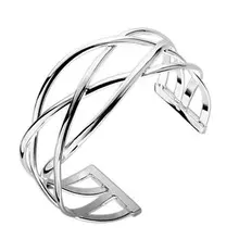 Envío Libre, 25 joyería de Plata, gran pulsera de la cruz, 925 Brazalete de Plata, Joyería Al Por Mayor SZ084