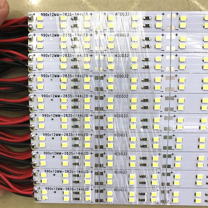 Адвокатского сословия СИД светильник 2835 144led/pc 144 светодиодов/M Led Жесткий адвокатского сословия СИД светильник двойная линия 12В СИД полоса жесткая светильник 100 мес