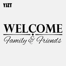 YJZT 16 7 см * 5 8 Семья & Friends виниловые наклейки в виде Фотообоев c