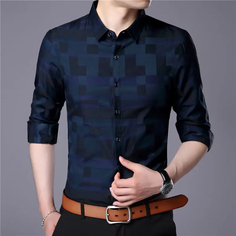 Men's Business Class Attractive Casual Shirt Model Display 5