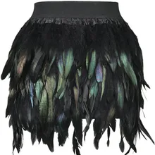 Меховое пальто для маленьких девочек; одежда для Дня всех святых; юбка с рисунком лебедя; вечерние юбки с перьями; юбка с плюшевой подкладкой