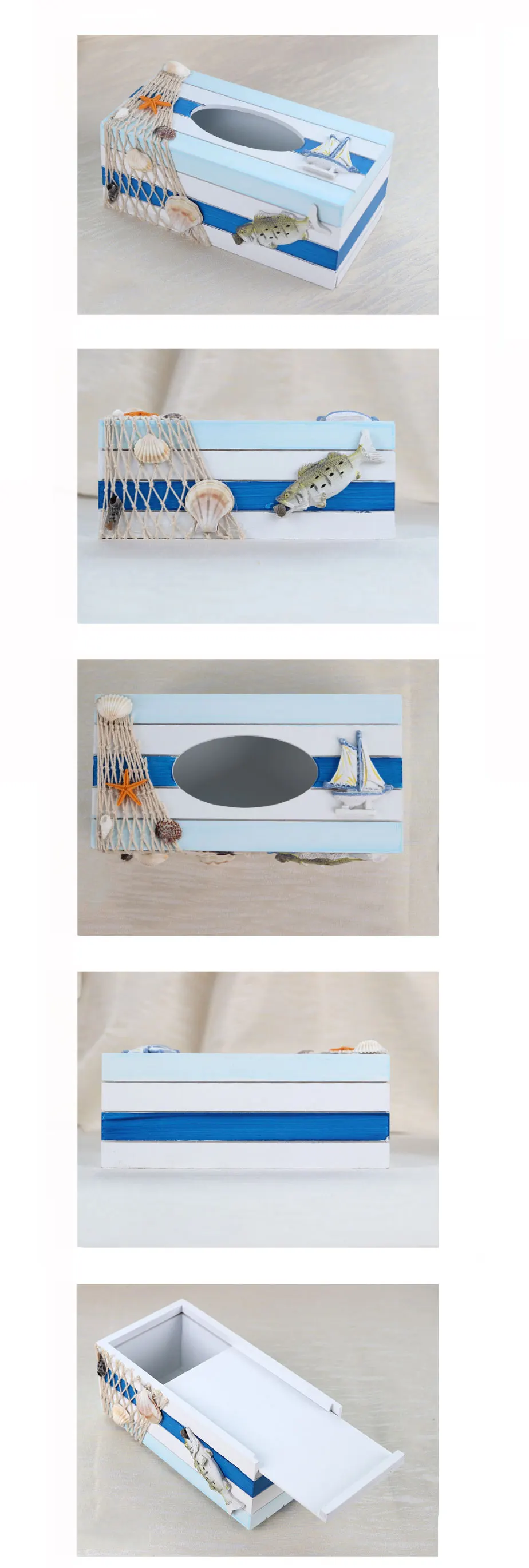 Средиземноморская креативная деревянная коробка для салфеток Многофункциональный поднос для салфеток ванная комната гостиничный поднос украшение дома хранение