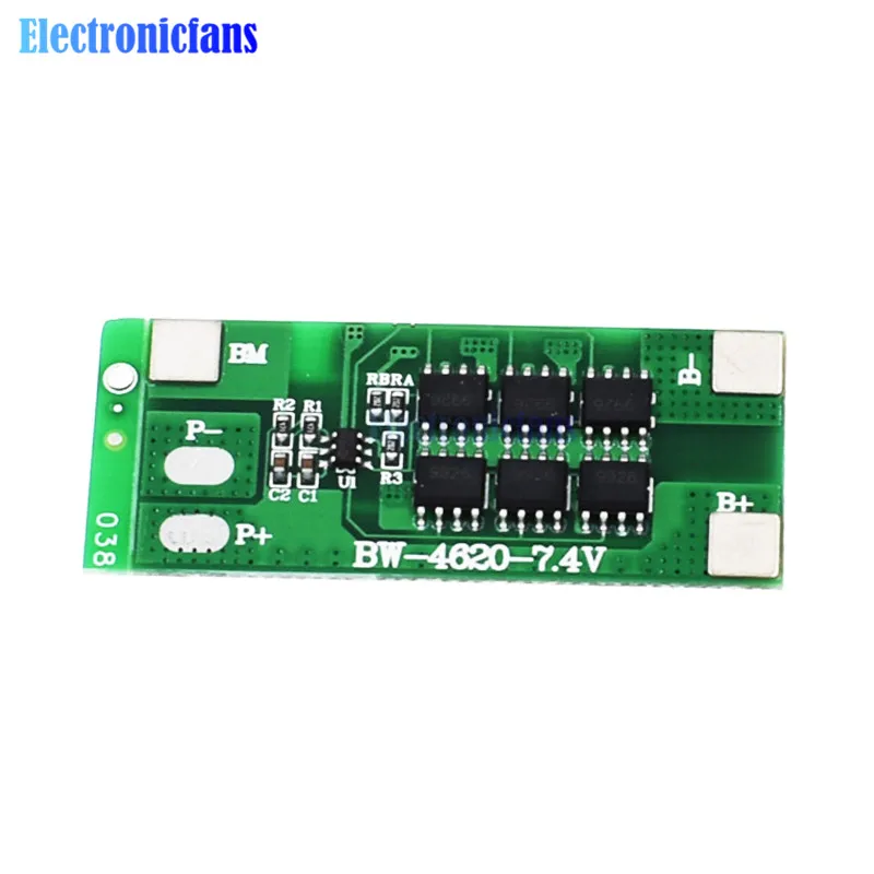 

2S 12A Li-ion Lithium Cell 18650 Battery Charge Protection Board PCB Module 7.4V Lithium Lipo Battery BMS