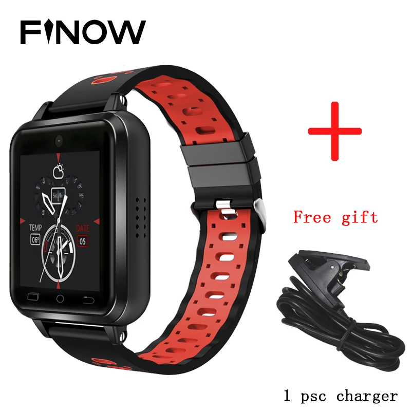 Finow Q1 Pro 4G smart watch дети Водонепроницаемый Android 6 0 MTK6737 1 GB/8 GB SmartWatch телефон Heart Rate