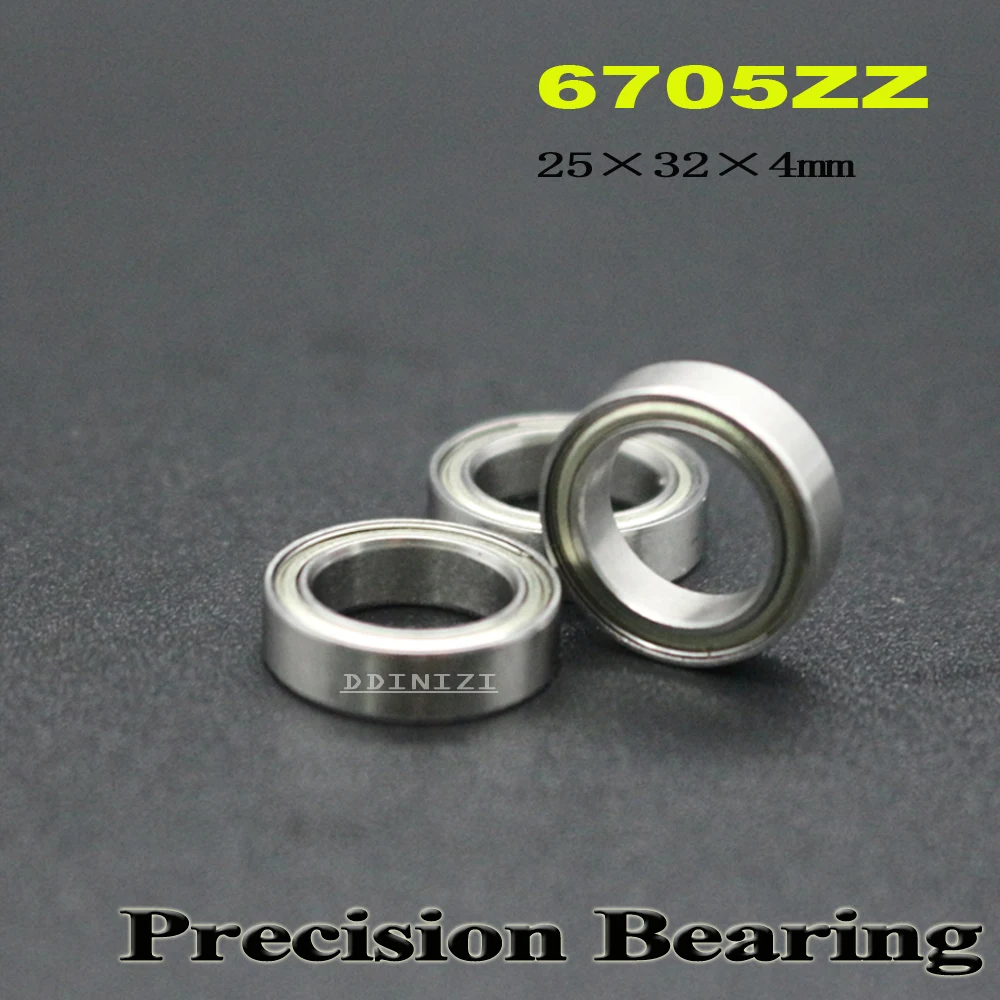 

6705ZZ Bearing 25*32*4 mm ABEC-1 Slim Thin Section 61705ZZ Ball Bearings 6705 Z ZZ (10 PCS)