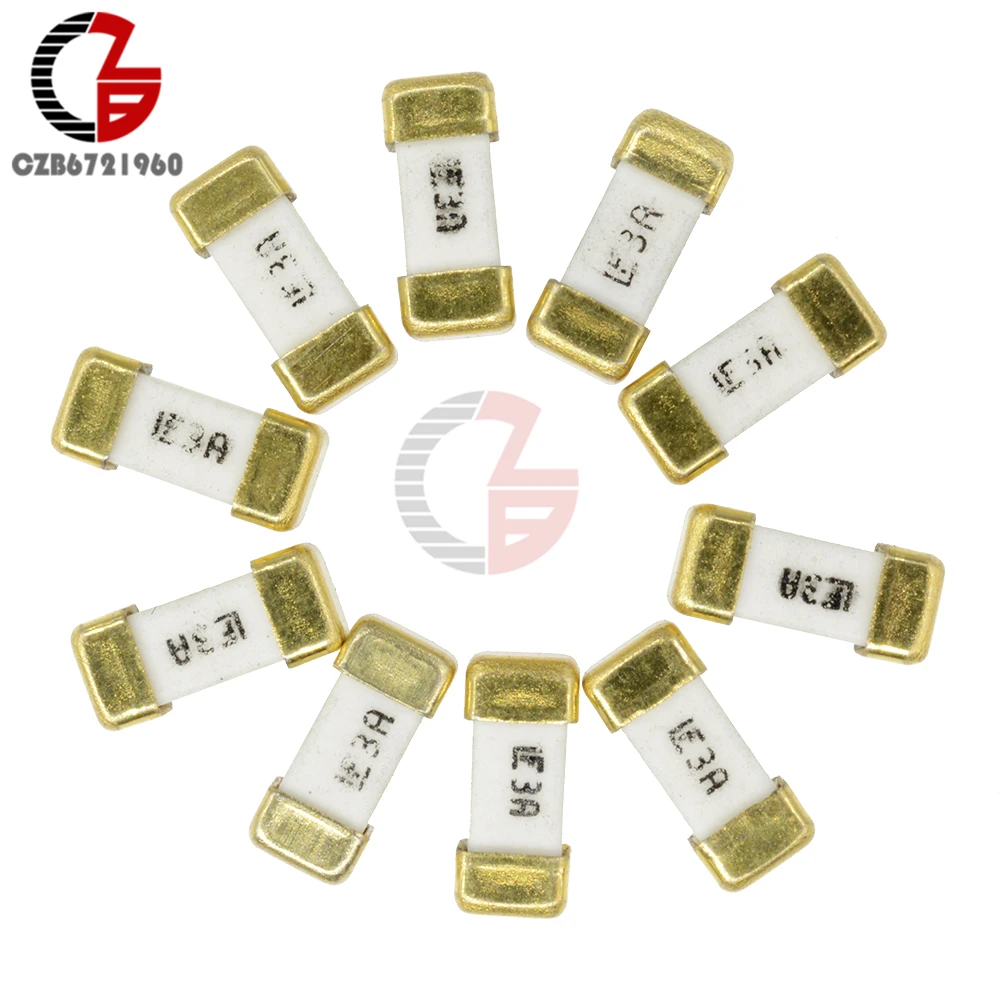 

10PCS 1808 Littelfuse Fast Acting SMD SMT 3A 125V Surface Mount Fuse