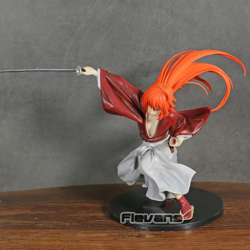 Самурай X Rurouni Kenshin Himura фигурка из ПВХ игрушка Модель Коллекционная