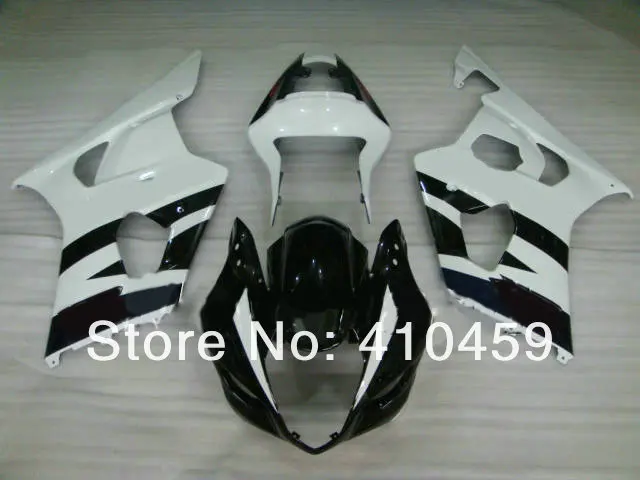 

On Sale!!Fairing kit for SUZUKI GSXR1000 GSX-R1000 GSXR 1000 K3 03 04 2003 2004 fashion white black Racing Fairings bodykit SG58