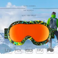 Лыжные очки для мужчин женщин Двойные линзы Анти-Туман Лыжные очки снежные очки Взрослые очки для катания на лыжах и сноуборде новейшие