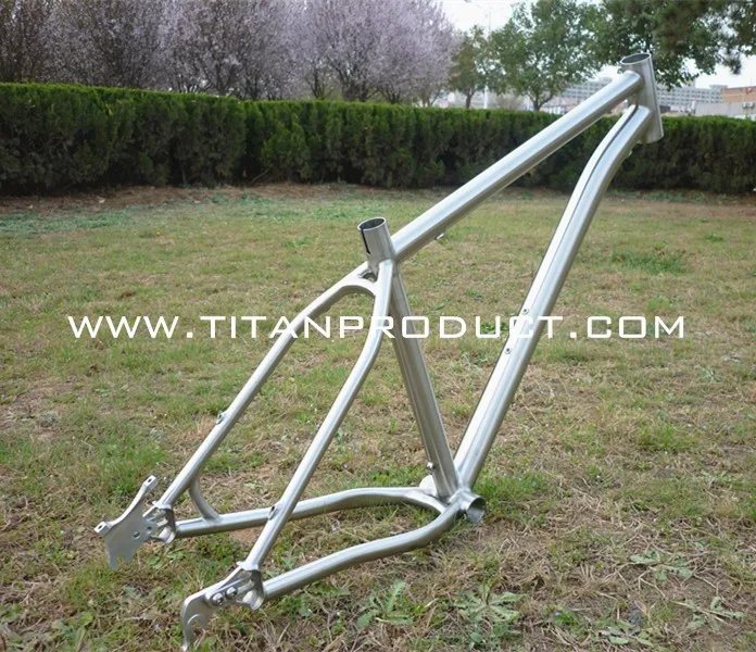 Best 3AL/2.5V Ti Alloy Titanium Snow Bike Frame with internal cable routing 1 Best 3AL/2.5V Ti Alloy Titanium Snow Bike Frame with internal cable routing 1