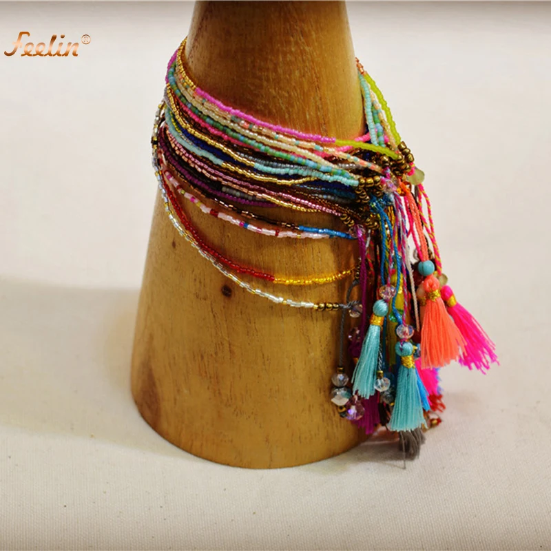 2017 Summer Handmade Tel Colourful Women Seed Beads Friendship 2017 Summer Handmade Tel Colourful Women Seed Beads Friendship Bracelet Fashion Tels Beach Bohemian Bracelets For In Charm From
