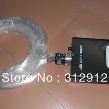 0,75 шт. мм 1000 мм PMMA Оптическое волокно м в 4 м длина+ 45 Вт мерцающий белый RF оптического волокна двигателя, firber комплект