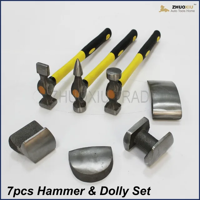 auto body panel beater kit sheet metal forming beating hammers dent auto body sheet metal tools