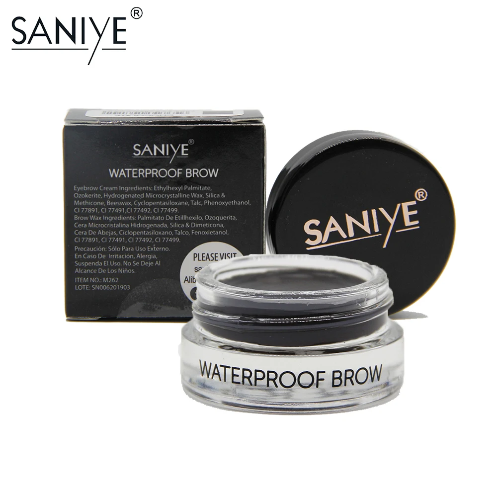 

SANIYE Waterproof Eyebrow Gel Pomade Long-Lasting Natural Eyebrow Gel Makeup Brow Quick Dry Tint Cream Eyebrow Pomade M262