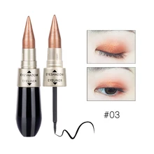 6 цветов, Женский двухсторонний жидкий карандаш для глаз, карандаш для глаз, карандаш для девушек, косметическая подводка для глаз, карандаш для теней