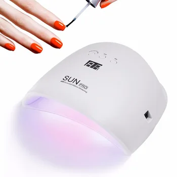 

48W UV LED Nail Lamp Light Nail Dryer Gel Polish Curing Lamp Auto Sensor LCD Display 30s/60s/99s Low Heat Mode Portable