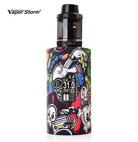 Vapor Storm 200 Вт электронная сигарета Vaper Kit Bypass TCR VW Vape Mod 18650 батарея коробка вейпер электронная сигарета испаритель - Цвет: Rock