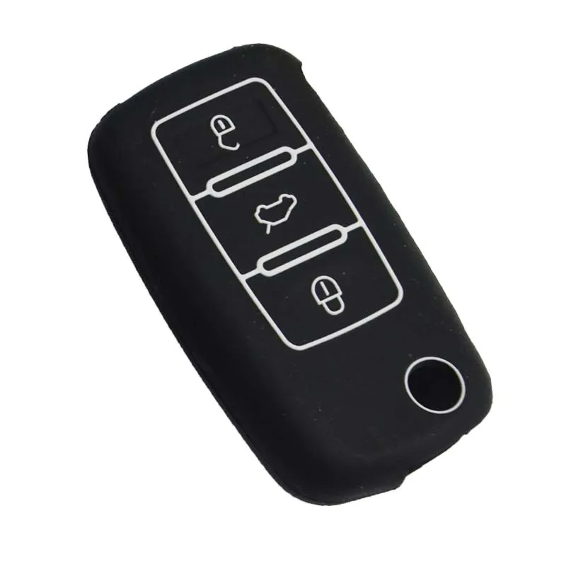 RMLKS силиконовый чехол для ключей VW Polo Passat B5 Golf 4 5 6 Jetta Mk6 Tiguan CrossFox Plus Eos Scirocco|Футляр