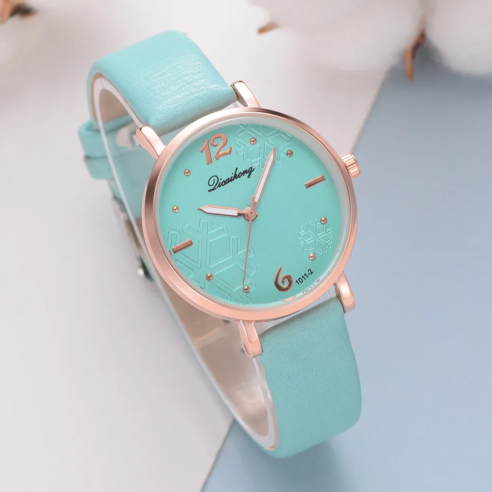 

Relogio Feminino Retro Style Lovely Cartoon Leather Quartz Analog Women Watch Casual Ladies Watches Quartz Wristwatch &Ff