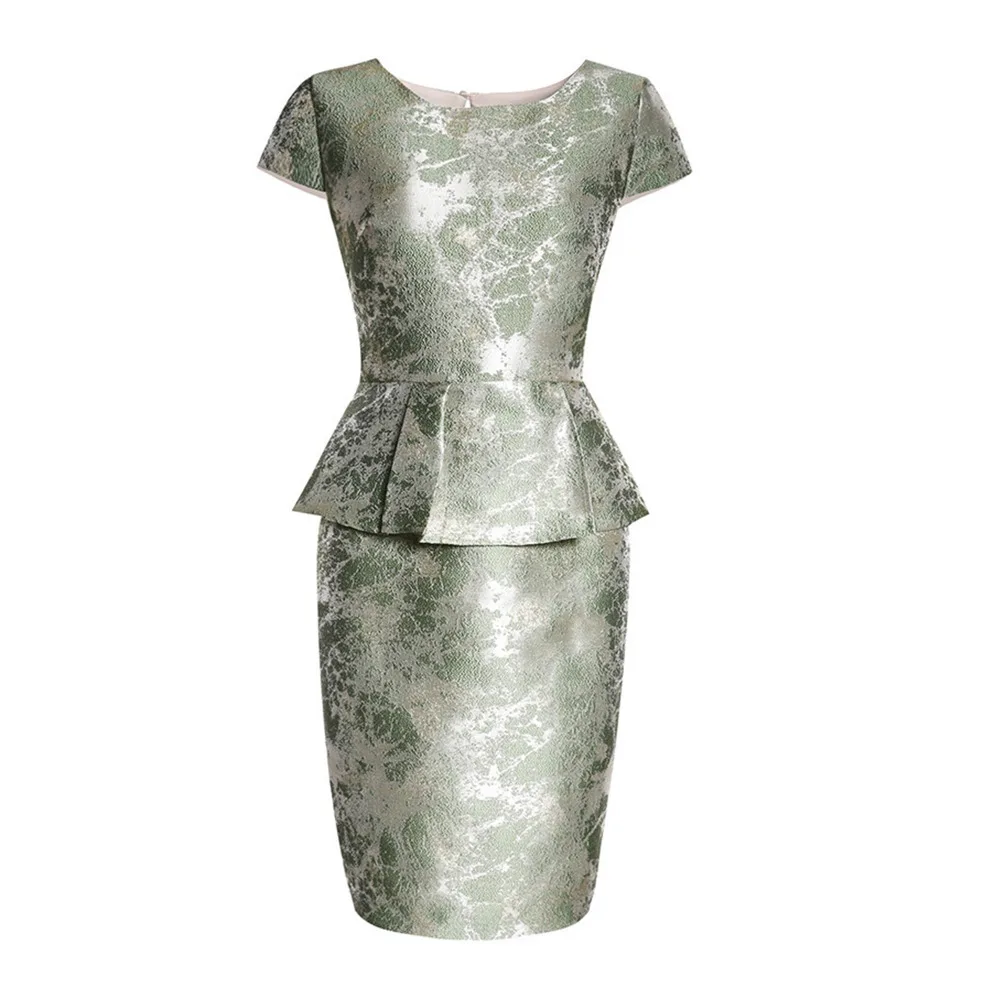 Pettigirl Midi Cocktail Party Dresses 2017 Women O Neck Dress European