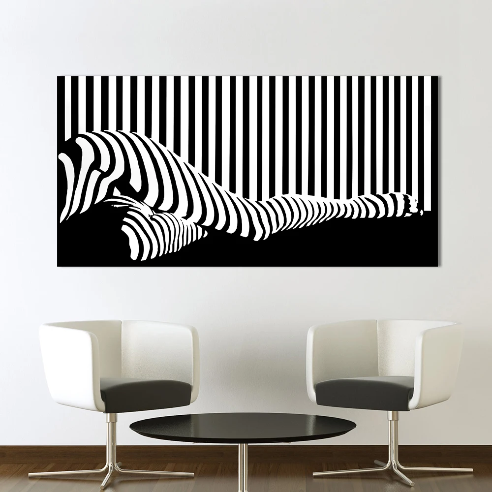 Wall Art Pictures for Living Room Home Decor Canvas Woman Silhouette Painting No Frame Picture | Дом и сад