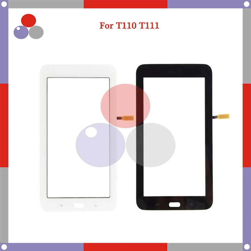 10 шт./лот 7," для samsung Galaxy Tab 3 Lite 7,0 SM-T110 SM-T111 T110 T111 Сенсорный экран Панель Сенсор планшета внешний стекло объектива