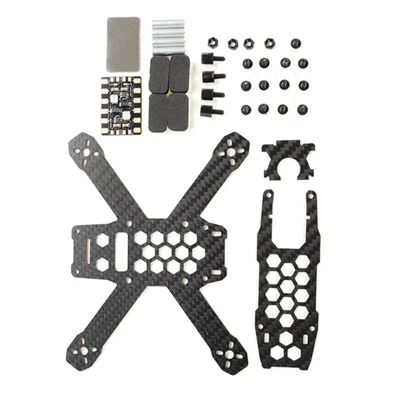 

Hot Sale KingKong 130GT 130mm Carbon Fiber FPV Racing Frame w/ 5V 12V PDB