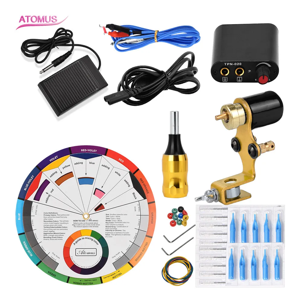 

Tattoo Machine Rotary Kits Tatouage Machines Tatuagem Iniciante Set Beginner Rotative Kit Tatuajes Tattoo Rotativa Machinery Set