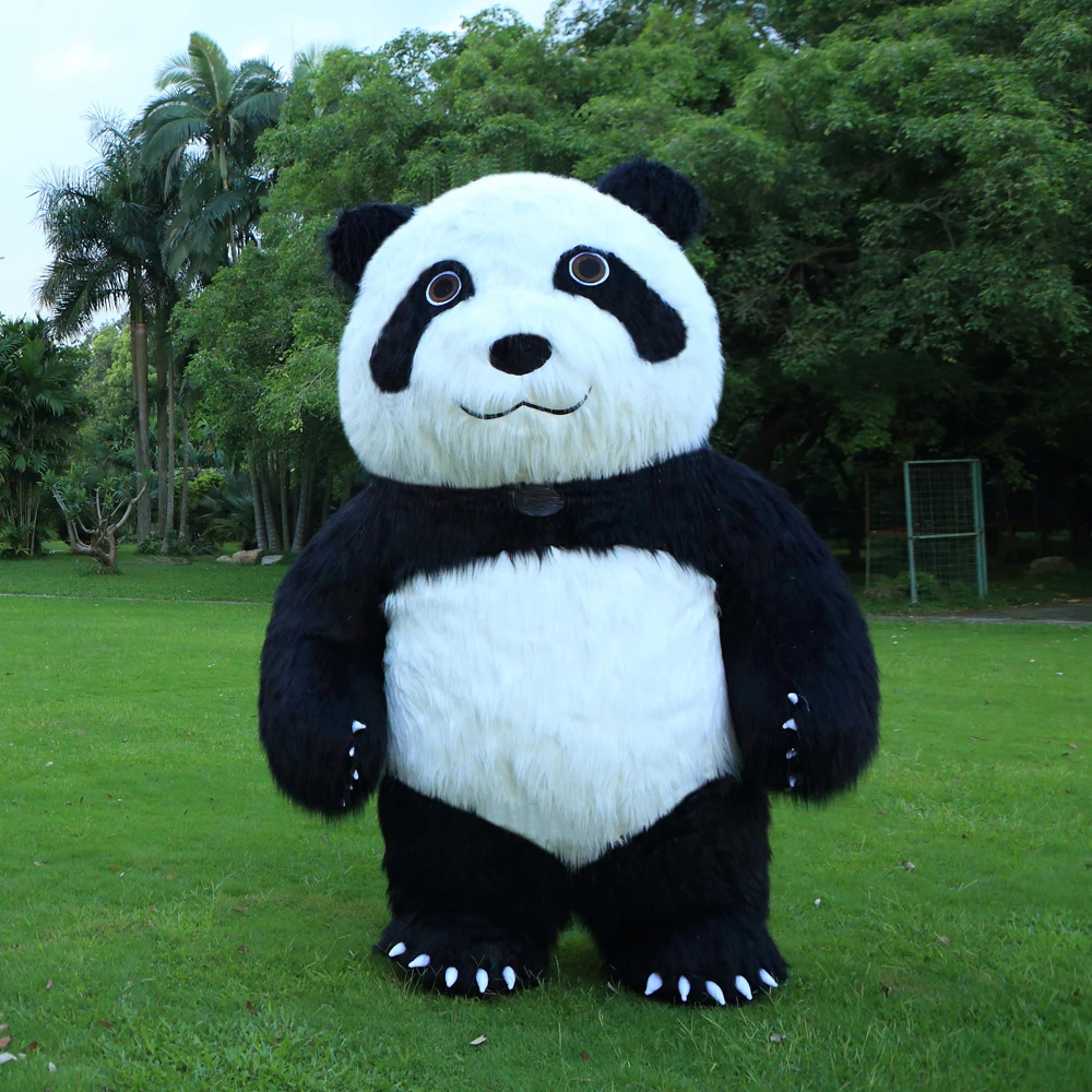 3M надувной костюм панды, маскарадный костюм на Хэллоуин, подходит для взрослых от 1,7 м до 1,95 м