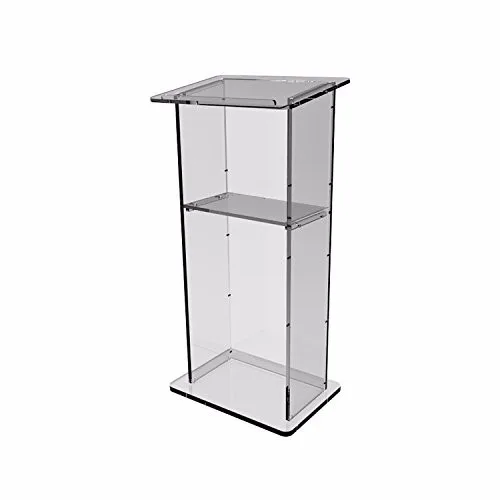 Крепежные дисплеи прозрачный акриловый Lucite Podium Pulpit Lectern 4" высокий оргстекло