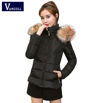 

Women Winter Short Coat Elegant Long Sleeve Back Bow tie Fashion Pockets Jacket Colorful Fur Autumn Outwear mujer VANGULL 2018