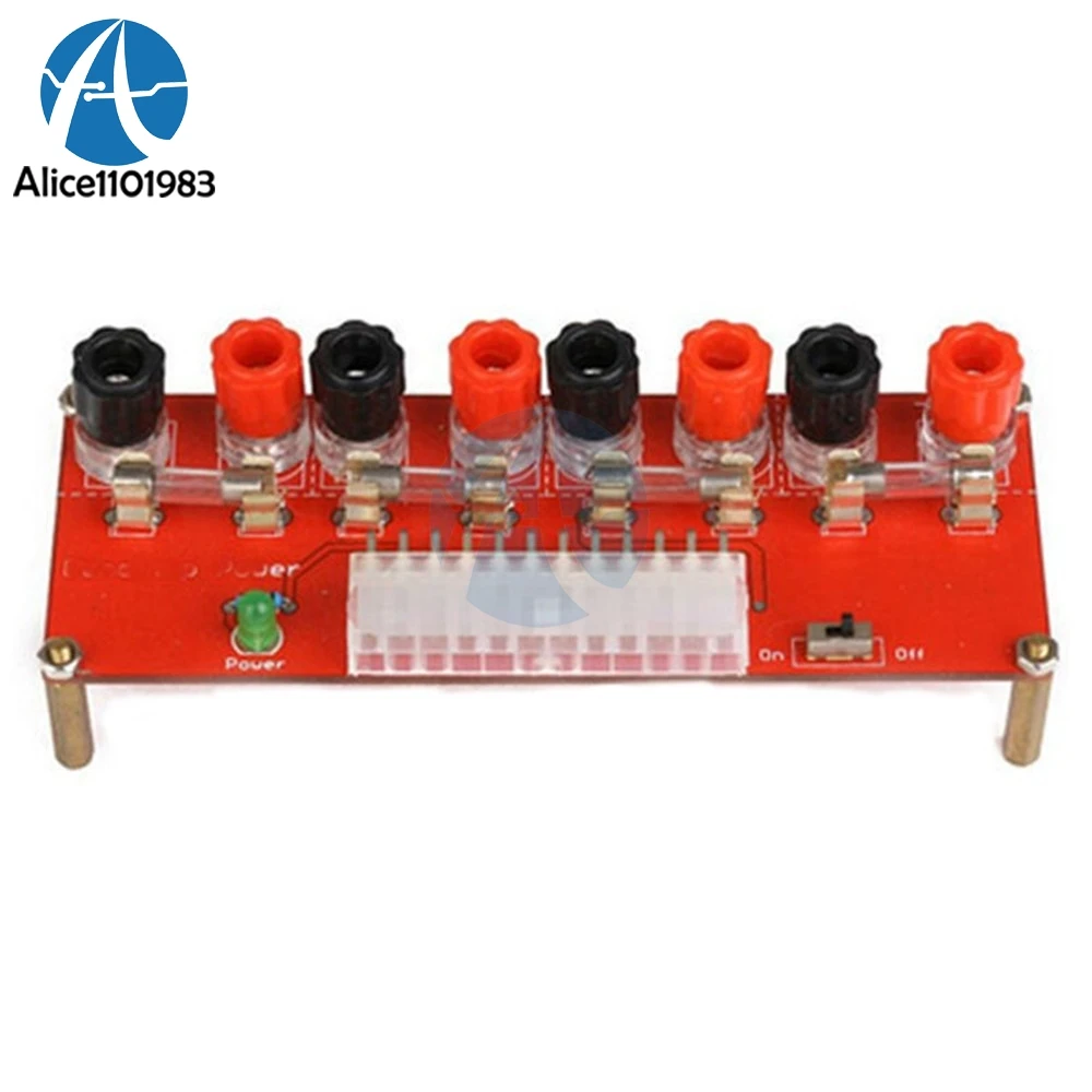 24 Pins ATX Benchtop Power Board Computer Connector Socket Power Supply