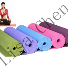 Охраны окружающей среды высокой упругой Нескользящие коврик TPE yoga коврик упражнения фитнес yoga mat 6 мм монохромный yoga одеяло