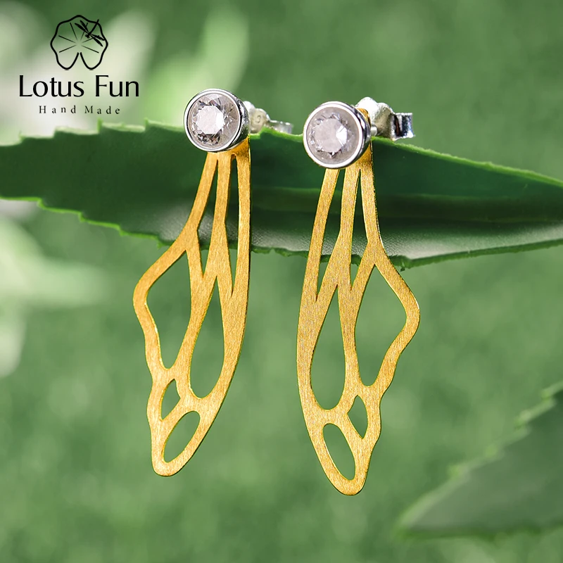 Lotus Fun реальные 925 пробы серебро ручной работы дизайнер ювелирных украшений