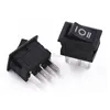 10PCS 3 Pin 3A 250V 10*15mm Black Button Rocker Switch ON OFF ON AC 10X15 Mini Rocker Power Switches ► Photo 3/6